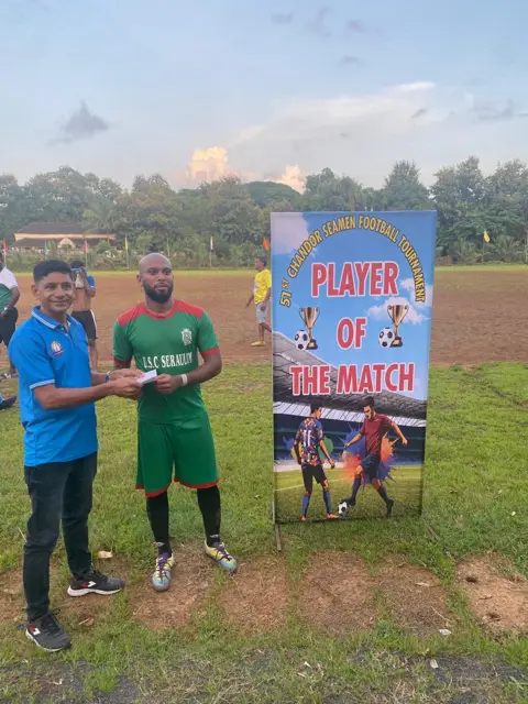 Player of the Match Dickson Rogtao, 6 September