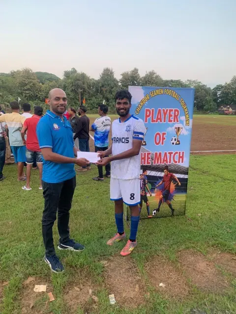 Player of the Match Vipul Pednekar, 9 September
