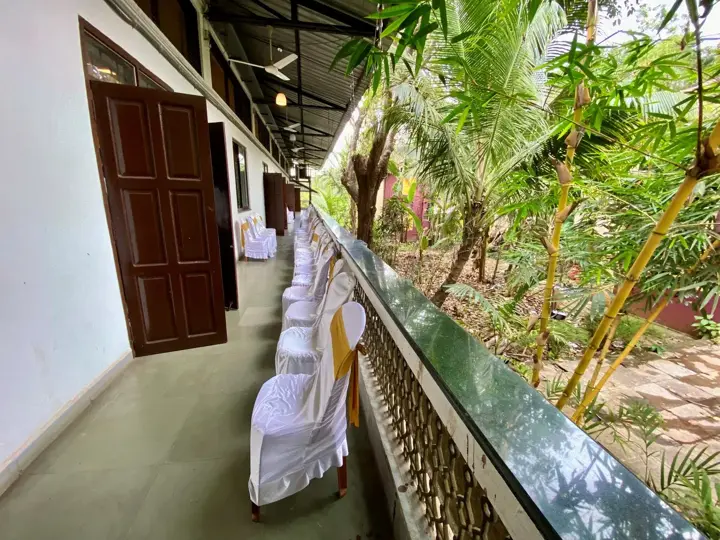 Covered verandah