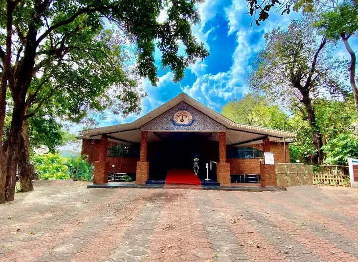 The clubhouse front
